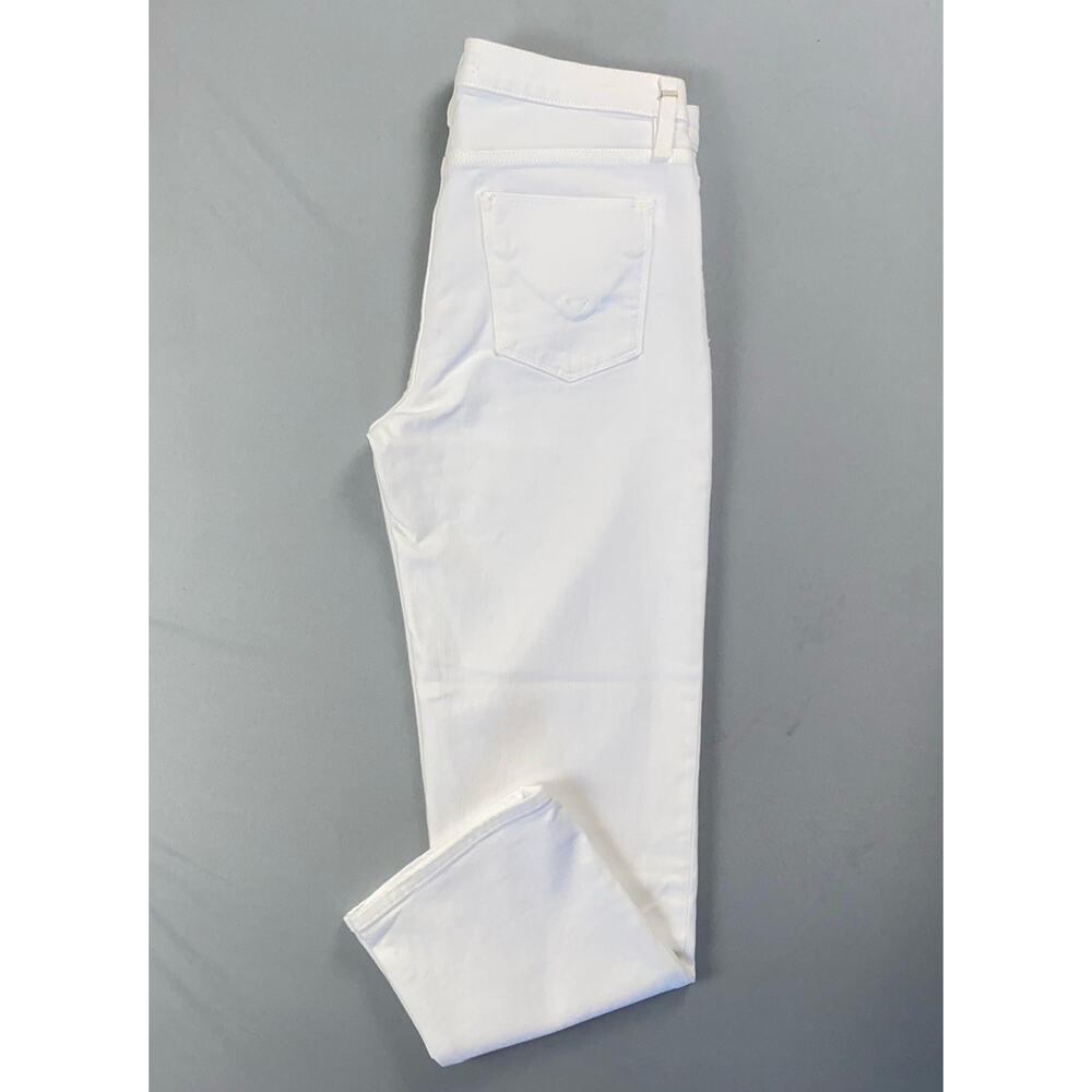 Hudson Nico Cigarette Leg Lightweight Stretch Denim Jeans. White, Women's 30 EUC